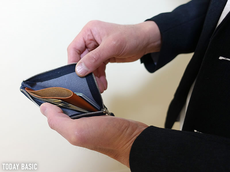 ホワイトハウスコックスのL字ファスナー財布の画像