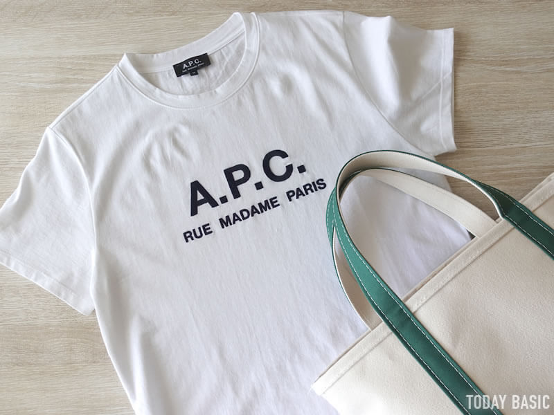 おしゃれなTシャツの人気ブランド・APCの画像