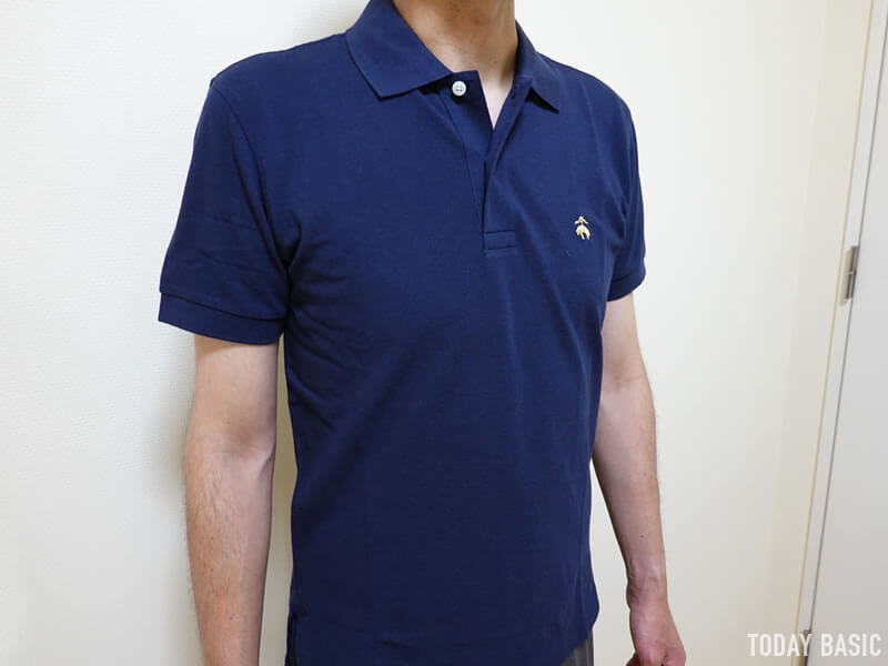 ブルックス ブラザーズ・ポロシャツのサイズ感のブログ画像